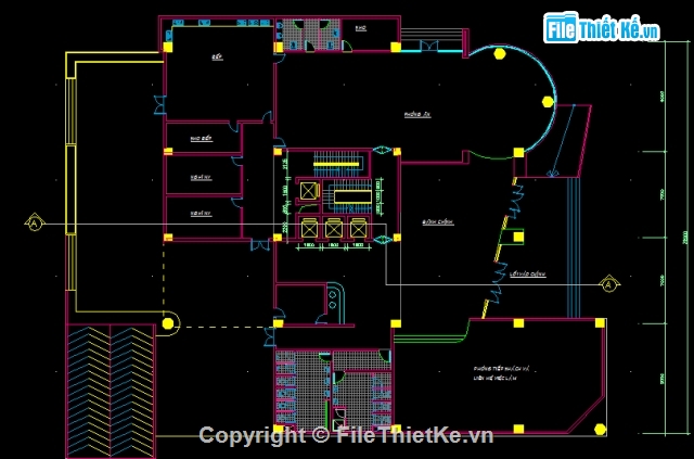 File cad,văn phòng,File Auto cad,thiết kế văn phòng,Văn phòng cao tầng